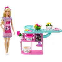 Barbie Floristin-Puppe, Spielset mit Knete und Zubehör