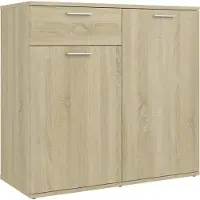 Syfax Sideboard Sonoma-Eiche 80x36x75 cm Holzwerkstoff