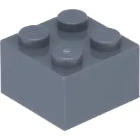 LEGO 2x2 Stein 3003 - 50 Stück Dunkles bläuliches Grau