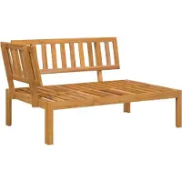 Syfax Garten-Ecksofa aus Paletten Massivholz Akazie
