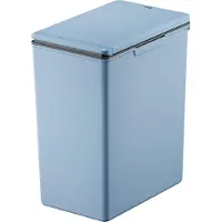 EKO Mülleimer Touch 20 Liter blau - moderner Abfalleimer stilvoll