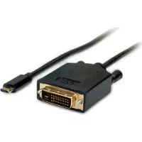 Value USB Typ C - DVI Adapterkabel, ST/ST, 2 m