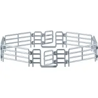 Schleich 42487, Spielzeugfigurenzaun, 3 Jahr(e), Silber