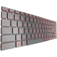 T-ProTek DEUTSCHE - Tastatur Keyboard Rot Beleuchtung kompatibel für MSI GF66 Katana 11UC/11UD/11SC (MS-1582)