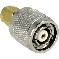 DeLOCK 88853, RP-TNC, SMA, Nickel/Gold, Silber, 26,7 mm, Polybag