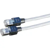 Secomp DÄTWYLER Patchkabel Cat.5e (Class D) S/UTP, CU 5502 flex PVC, Hirose TM11, grau, 1 m