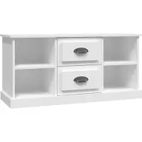 Syfax TV-Schrank Weiß 99,5x35,5x48 cm Holzwerkstoff