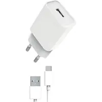 Myway Usb-a-und Usb-c-wandladegerät 1 M Weiß Weiß One Size