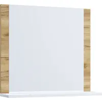 VCM Badspiegel rahmenlos | Wandspiegel | schlankes Design | Maße ca. H. 55 x B. 60 x T. 17 cm | Wandspiegel – Lendas