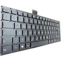 T-ProTek DEUTSCHE - Schwarz Tastatur Keyboard ohne Rahmen kompatibel für P/N: 0KNB0-4124SF00