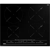 Teka IZC 64630 BK MST, Schwarz, Integriert, 60 cm, Zonen-Induktionskochfeld, Glas, 4 Zone(n)