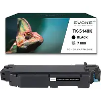 Evoke Toner für Kyocera TK5140K-TK5140B TK5140K Schwarz (black) | Ersatz für M6030 M6530 P6130