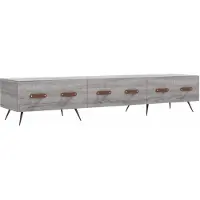 Syfax TV-Schrank Grau Sonoma 150x36x30 cm Holzwerkstoff