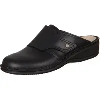 Finn Comfort Aussee Damen Clog schwarz Glattleder - Größe: 36