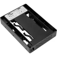 Icy Dock MB882SP-1S-3B, 8,89 cm (3.5"), Carrier Panel, Schwarz, 2.5", Kunststoff, 25,4 mm