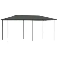 Syfax Pavillon 2,98x5,3x2,59 m Grau 160 g/m²