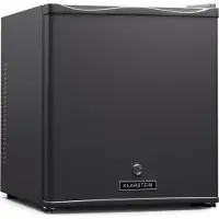 Klarstein Kühlschrank - mit Glastüre, 28L Mini-Kühlschrank für Getränke & Snacks, Kühlschrank Klein & Leise, Verstellbare Ablagen, Schloss, wechselbarer Türanschlag, höhenverstellbare Füße