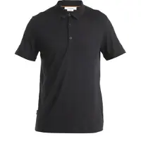 Icebreaker Poloshirt Merino 150 Tech Lite III SS Herren Black-L