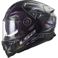 LS2 Integralhelm LS2 FF811 VECTOR II Tropical Glänzend Schwarz Weiß größe XXL