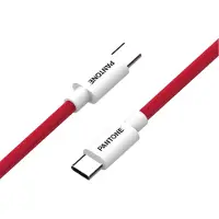 Pantone PT-CTC002-5R1, 1,5 m, USB C, USB C, Rot