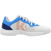 Kempa Hallenschuh "Hallen-Sport-Schuhe Kourtfly Three W", Damen, Gr. 6, blau (blau, weiß), Obermaterial: 100% Textilmaterial TEXMAT., Schuhe Hallenschuh