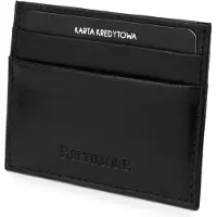 Beltimore Visitenkartenetui, Brieftasche für Karten und Dokumente, Naturleder, Schwarz