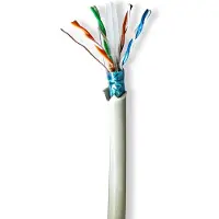 Nedis Stranded F/utp Copper 50 M Indoor Lszh Cat6-trommelnetzwerkkabel