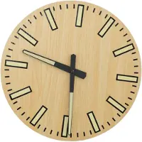 Syfax Wanduhr mit Leuchtendem Skala und Zeiger Gelb Ø30 cm