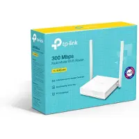 TP-LINK TL-WR844N, Wi-Fi 4 (802.11n), Einzelband (2,4GHz), Ethernet/LAN, Weiß, Tabletop-Router
