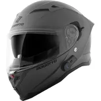 Bogotto H153 BT Matt Grau Bluetooth Helm Größe L
