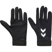 Hummel Trainingshandschuhe "HMLPRO GLOVES", Gr. XL, schwarz, Trikot, Kunstfaser, unifarben, Handschuhe Trainingshandschuhe, für Erwachsene, Anti-Rutsch-Aufdruck, touchscreen-kompatibel