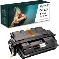 Evoke Toner für HP C4127X Schwarz 27X ️️ LaserJet 4000 4050 ️