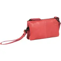 Mustang Leder Umhängetasche Matera Shoulderbag Pink rot
