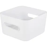 Smartstore Aufbewahrungsbox COMPACT SQUARE M weiß