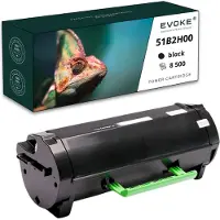 Evoke Toner für Lexmark 51B2H00 Schwarz 51B2H MX417 ️️ MS417DN MS517DN MS617DN ️