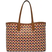 Fossil Shopper Williamson Tote Bag Purple Multi bunt