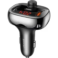 EKO , Autoladegerät 50W FM-Transmitter mit USB-A und USB-C Ports, Schwarz