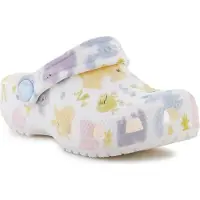 Crocs Klassische Pastell Haustiere Clog T 210989-0WV Kreide EU 24/25