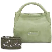 Fritzi aus Preußen Handtasche Umhängetasche Chunk01 Vintage Crossbody Bag Green hellgrün