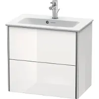 Duravit XSquare Waschtischunterbau Compact, wandhängend, 2 Schubkästen, 610x560x388mm, XS416501818
