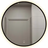 HOME DELUXE Badspiegel LED-Spiegel Rund DUBI - Beschlagfrei & Dimmbar|Badezimmerspiegel, Badspiegel mit Beleuchtung, Wandspiegel