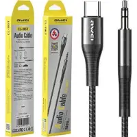 Awei Adapter Cl-116T Usb-C/Buchse 3.5 Czarny/Schwarz
