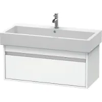 Duravit Waschtischunterschrank Ketho 95x44cm, we matt, 1 Auszug, wandhängend
