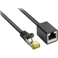 GOOD CONNECTIONS Patchkabelverl. m. Cat.7 RK schwarz 1m