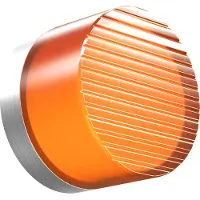 Beneito Faure Oma LED-Wandleuchte - 8 W, IP65, CCT-Schalter 2000 K/2800 K/4000 K, Vintage-Aluminium-Wand-Deckenleuchte - Bernstein