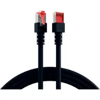 EFB Elektronik RJ-45 10m, 10 m, Cat6, S/FTP (S-STP), RJ-45, RJ-45, Schwarz