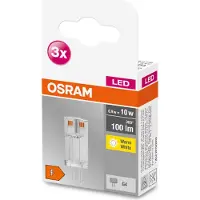 Osram LED Stift 0,9W/827 G4 100lm 3er – 10er Vorteilset