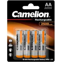 Camelion Ni-mh Aa 2500mah Wiederaufladbare Batterie 4 Einheiten