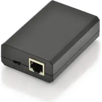 Digitus Gigabit Ethernet PoE Splitter, 802.3af, 12 W, Gigabit Ethernet, 10,100,1000 Mbit/s, IEEE 802.3af, Schwarz, PoE, Fertig, 12 W