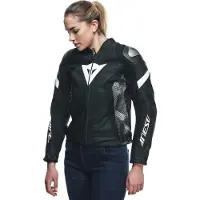 Dainese Avro 5 Lederjacke Schwarz 50 Frau Schwarz 50